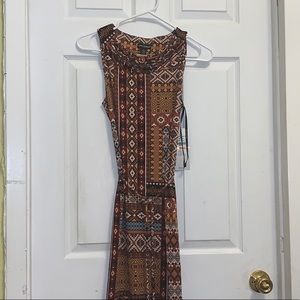 Mini brown dress
